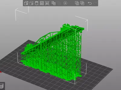 Pre supported H0 1-87 scale Hbillns 302 freight car 3D print model