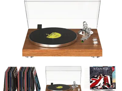 Music Gramophone 3D model