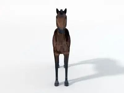 Horse Low-poly 3D model