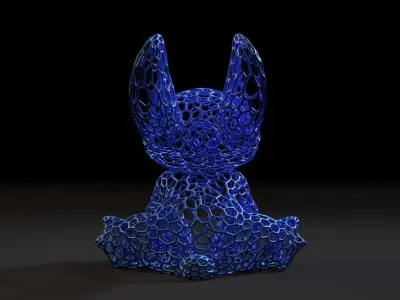 Stitch voronoi 3D print model