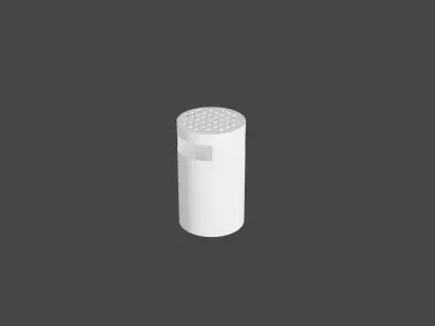 Trash can Free low-poly 3D model get