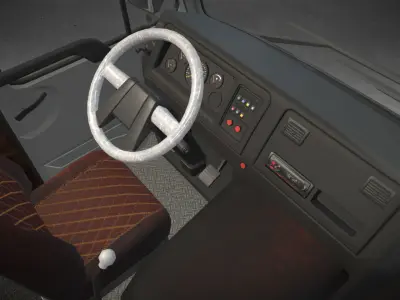 Magirus M2000 for Unity Low-poly 3D model