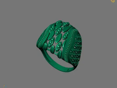 Women Plain Ring Ready STL Models Womens Ring 3d models 3D print model 10