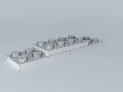 LEGO BRICKS SHORT DIMENSION Free 3D model