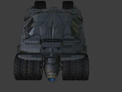Batmobile Tumbler  3D print model
