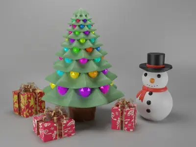 Christmas tree  3D print model
