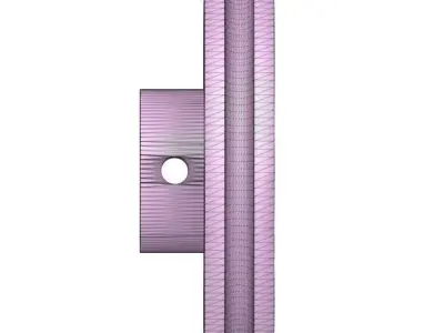 2 Inch Pulley for 3mm Round Belt 3D print model