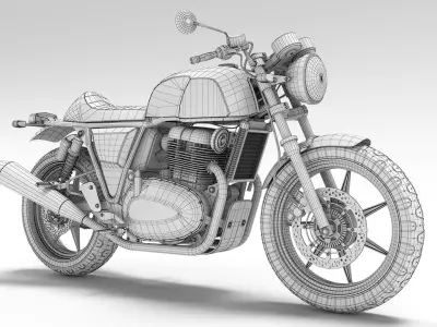 royal enfield continental gt 650 3D model