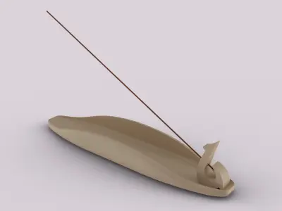 Decorative Incense Stick Holder V1 3D print model