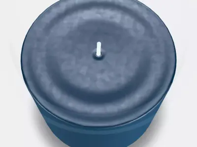 FRUKTSKOG Scented candle in glass 3D model