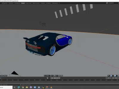 Bugatti Sport Car 3D model