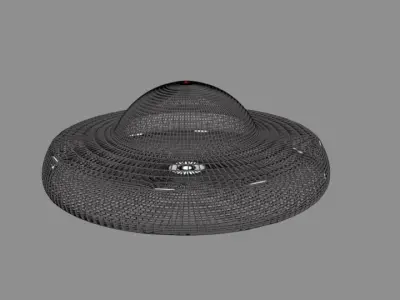 Flat Bottom UFO Free 3D model