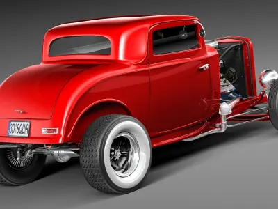F32 Deuce Coupe 3D model