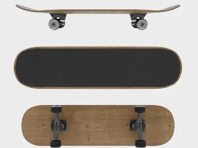 Realestic Skateboard 3D model