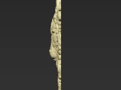 Wolf Head A1 3D print model