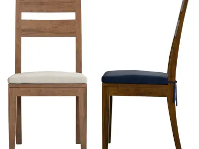 Crate and Barrel Basque Dining Chair 3D model
