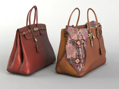 Hermes Birkin Bag 3D model purchase