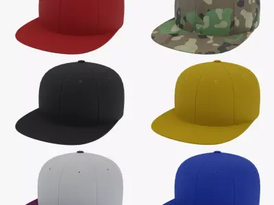Baseball Cap Low-poly 3D model