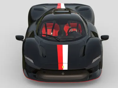 Ferrari Daytona SP3 Charles Leclerc 3D model