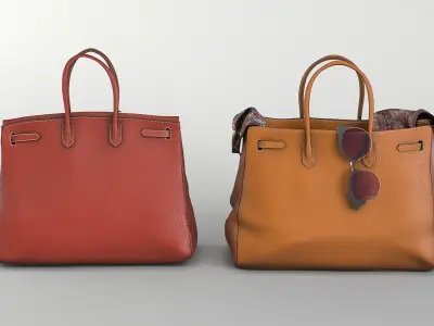 Hermes Birkin Bag 3D model purchase