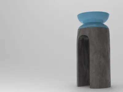 Kuop Side Table Low-poly 3D model