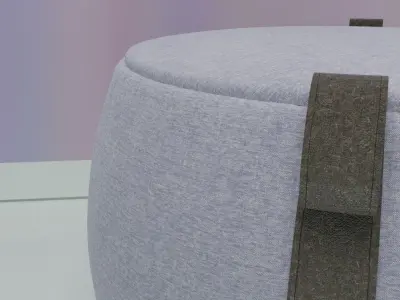 Ottoman stool 3D model