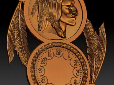 A collection of wall clocks 3D print model