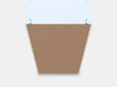 BILLY - OXBERG Window display Low-poly 3D model