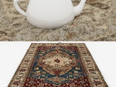 Rugs No 104 Low-poly 3D model