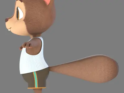 squirrel 3D model
