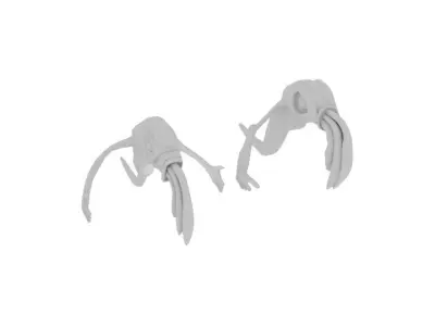 Slig Snake Low-poly 3D model