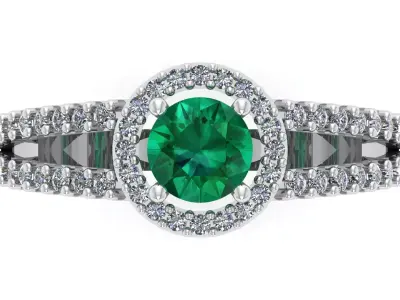 Engagement Ring Free 3D print model 7