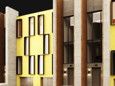 Town house 1 3D model