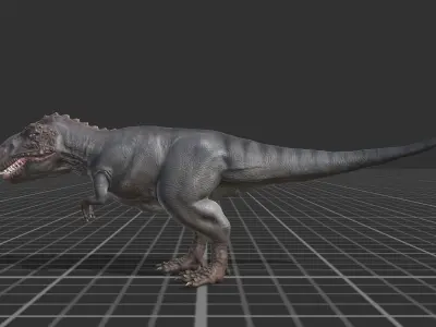 Tyrannosaurus  Low-poly 3D model