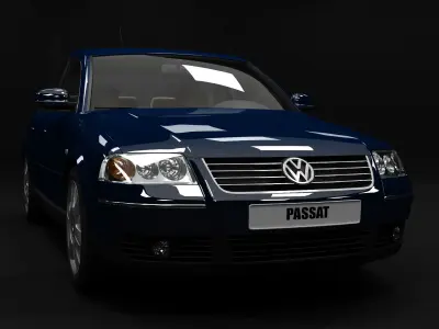 Vokswagen Passat 2004 3D model