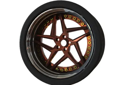 HX-01 Wheels  3D print model