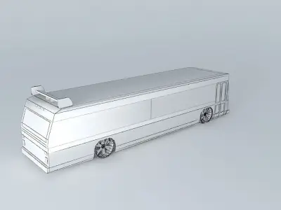 Sweet Party Bus Free 3D model
