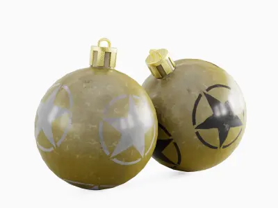 Christmas Tree Ornament 03 Low-poly 3D model