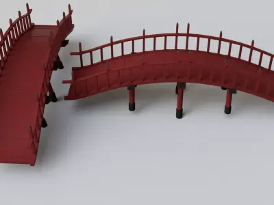 Bridge Collection - Game Ready Low-poly 3D model