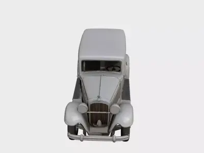 1920s Antique Vintage Car 3D Model Classic Early Era Automobile 3D model