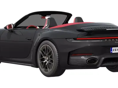 Porsche 911 Turbo S Cabriolet 2026 3D model