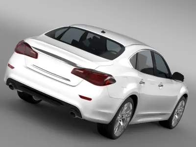 Nissan Fuga Y51 2017 3D model