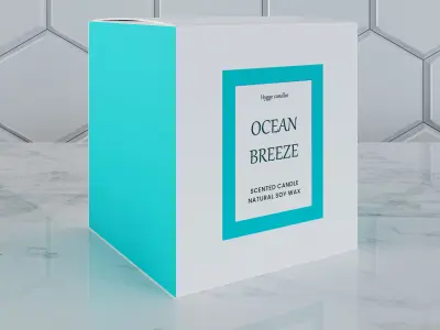 Candle  Ocean Breeze 3D model