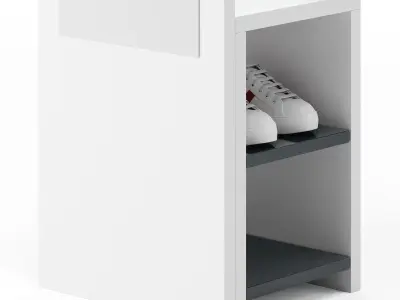 Decor entrance hall Hallway Wardrobe Set 93 3D model