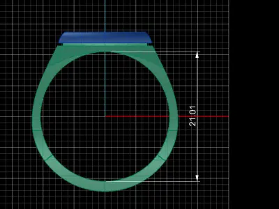 NEO MAN RING MODEL2 3D print model