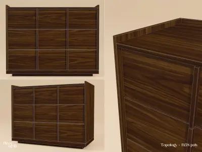 ONIX - Drawer - KAVE HOME - 1 piece 3D model