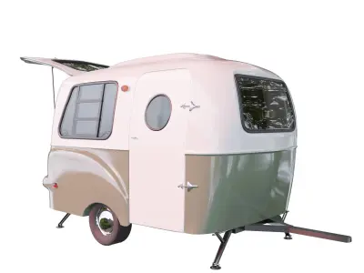 Travel trailer Happier Camper HC1 3D model