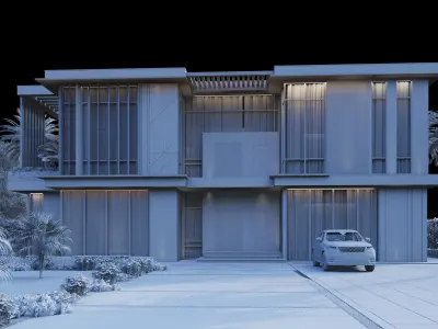 MODERN Villa  3D model