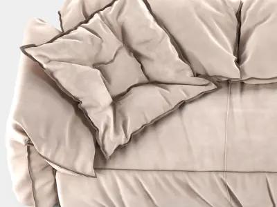 Baxter Casablanca Sofa 3D model