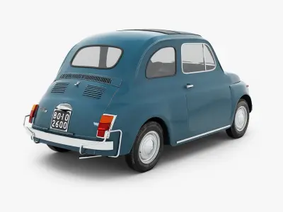 Fiat 500 L 1968-72 3D model